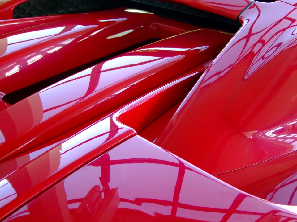 Sports car red italy