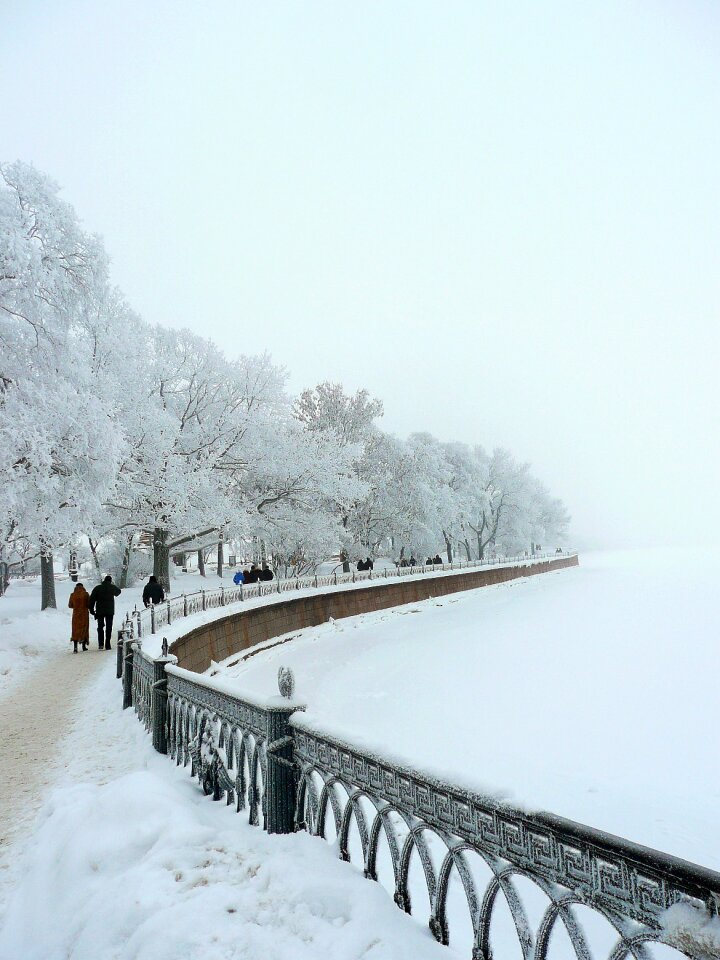 Winter russia st petersburg