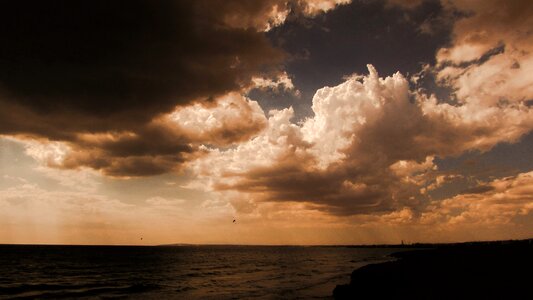 Afternoon cloudscape clouded