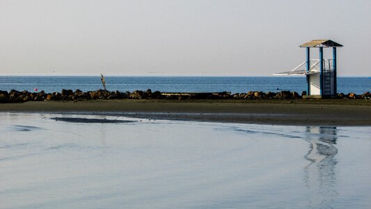 Sand reflection morning