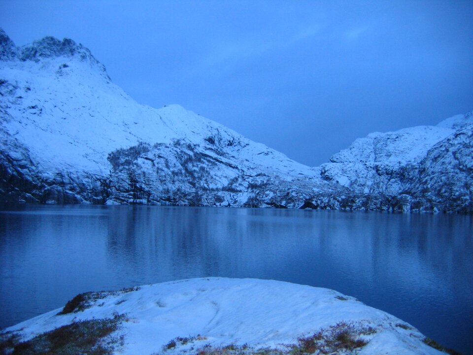 Polar night lofoten norway