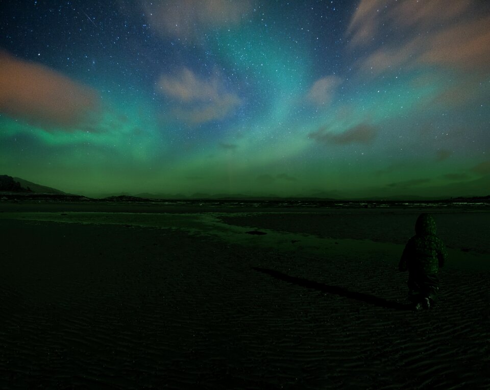 Scotland night photoshop