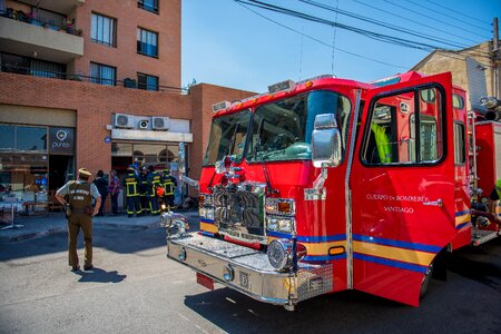 Fire service lights work