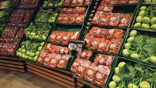 Supermarket market goods photo