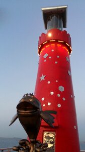 Breakwater sea lighthouse