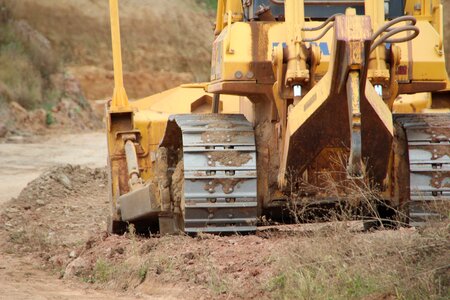 Dredge gravel pit hard