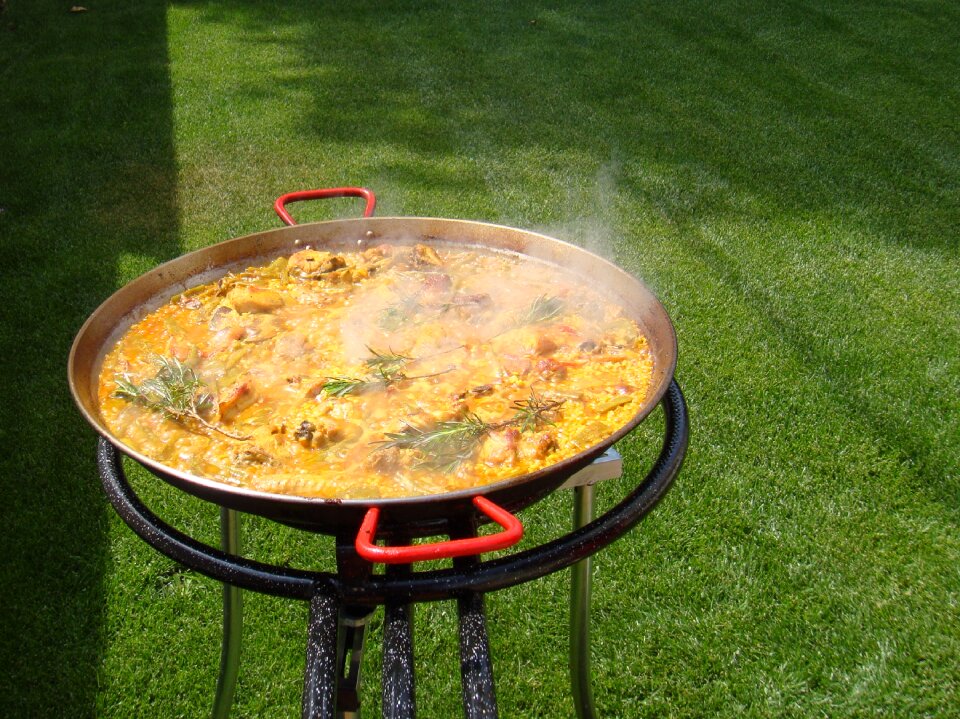 Rosemary valencian paella chicken