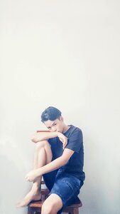 Male people chair