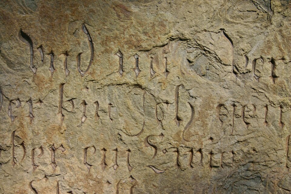 Historically stone engraving