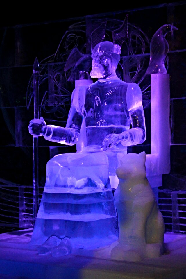 Art ice worlds exhibition