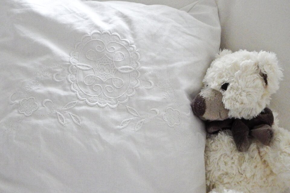 White vintage bear