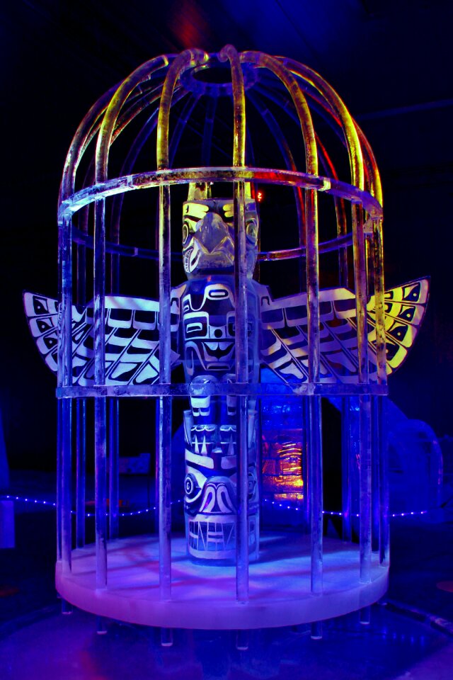 Art ice worlds exhibition
