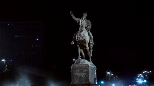 Tamerlane monument middle asia photo