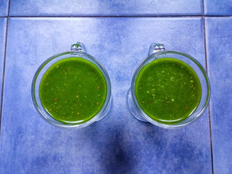 Green healthy refreshment