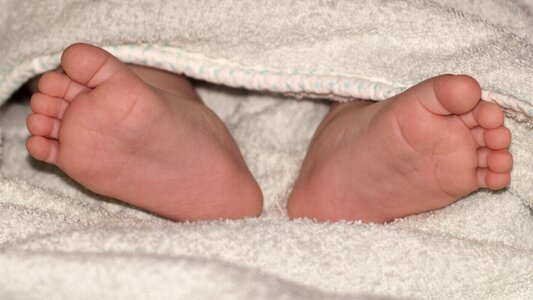 Newborn baby childhood