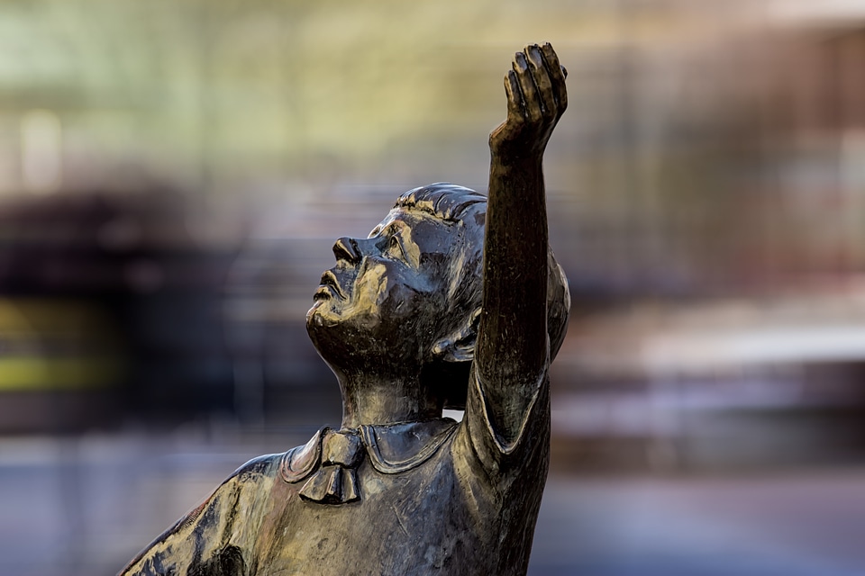 Figure sculpture tiefenschärfe