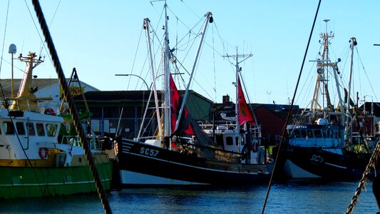 Elbe water fishing vessel photo