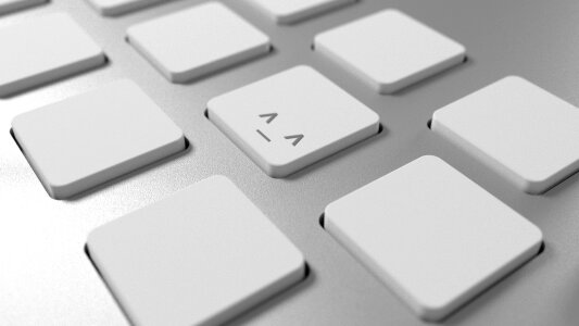 Keyboard emoticons metal