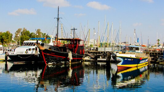 Cruise boats tourism colors