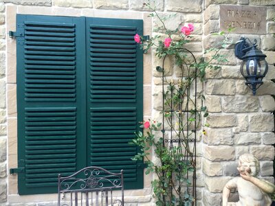 Wall romantic window