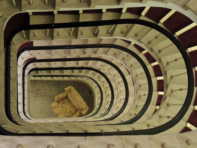 Staircase gradually viewpoint