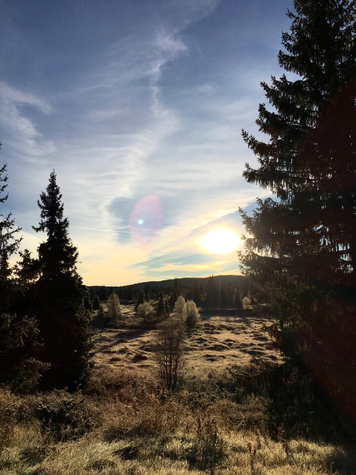 Landscape views hiking