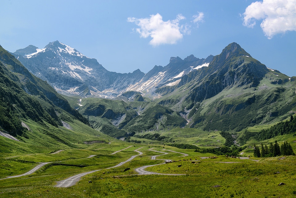 Mountains switzerland view