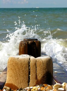 Seashore tide
