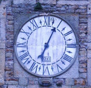 Vintage church tower photo