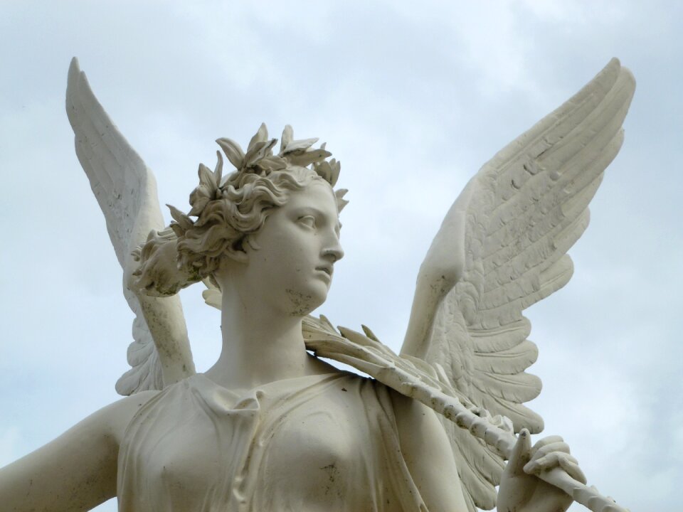 Historically sculpture stone figure