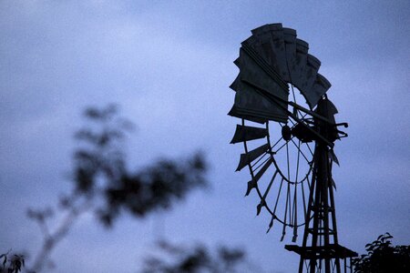 Windmill nature wind
