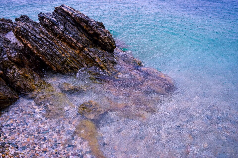 Nature ocean stone