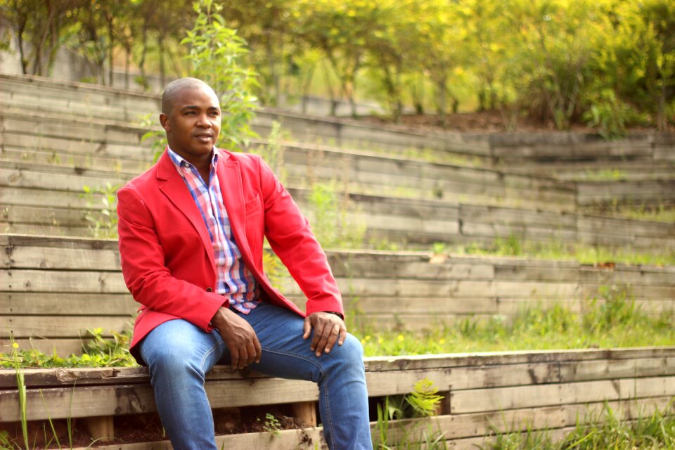 Red clothes africa elegant