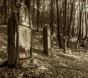 Monument necropolis jewish cemetery photo