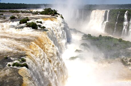 South america waterfall waterfalls foz de iguazu photo