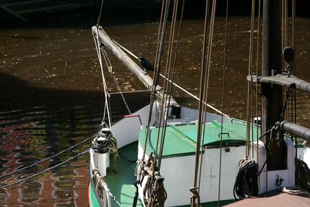 Boat seafaring rope photo