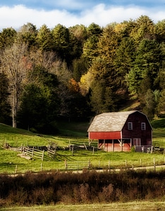 Farm rural sky photo