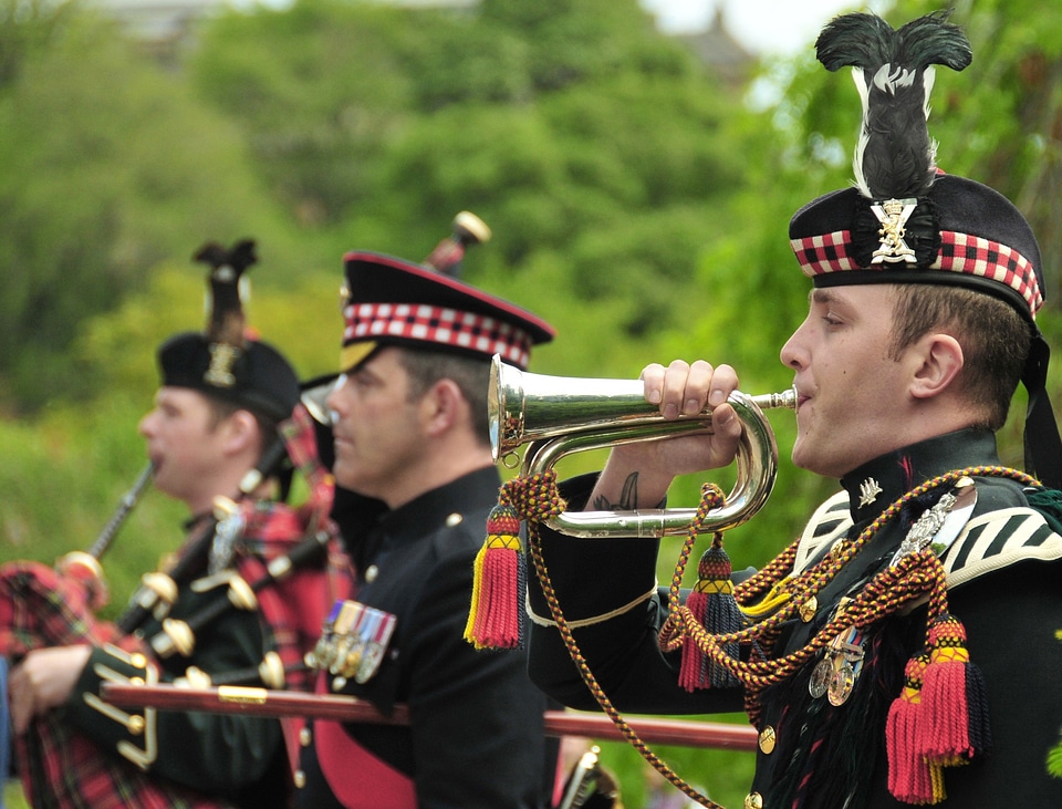 Scotland band military