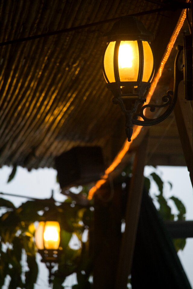Lantern decoration rustic