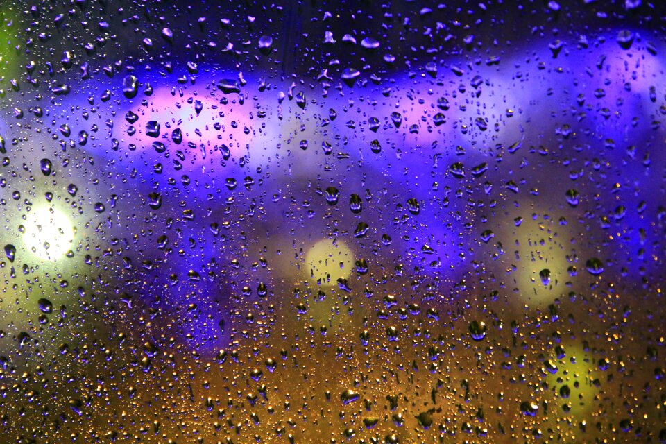 Rain it's raining water droplets