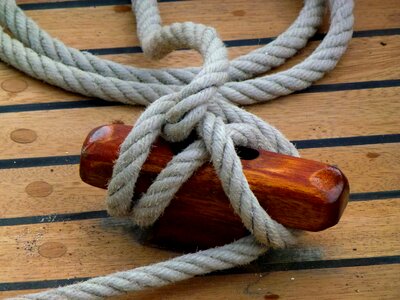 Boat seafaring rope photo