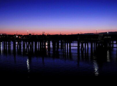 Night moonlight abendstimmung photo