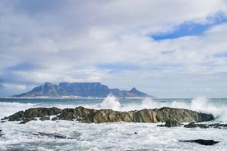 Cape town bay rock photo
