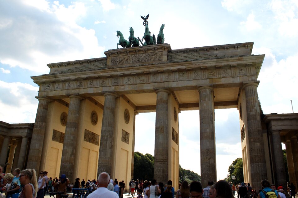Architecture gate the brandenburg gate