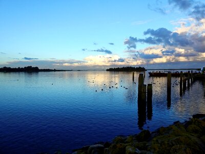 Water sunset sunrise photo