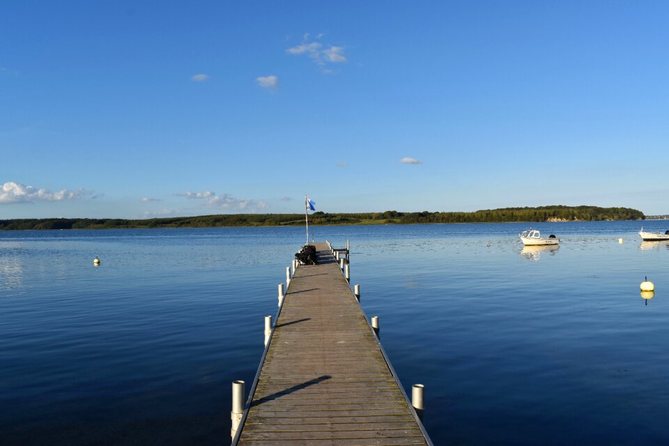 Water sea view port
