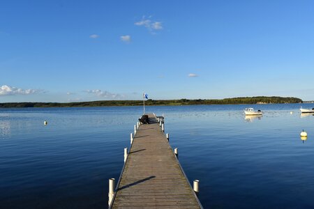 Water sea view port