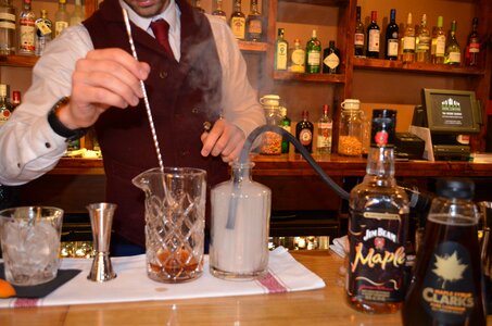 Stylish vintage brown smoke
