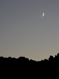 Night moonlight abendstimmung photo