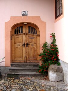 Old door wood front door